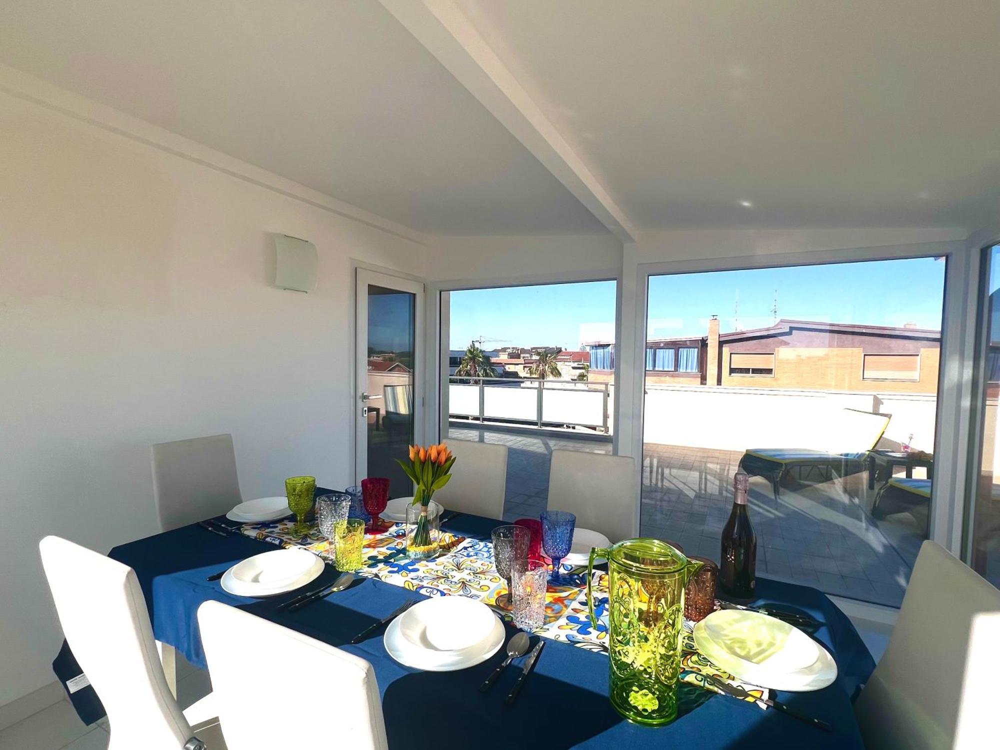 Roma Airport Sky Apartments Fiumicino Exteriör bild