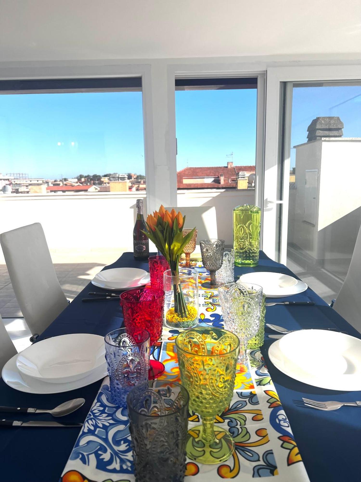 Roma Airport Sky Apartments Fiumicino Exteriör bild