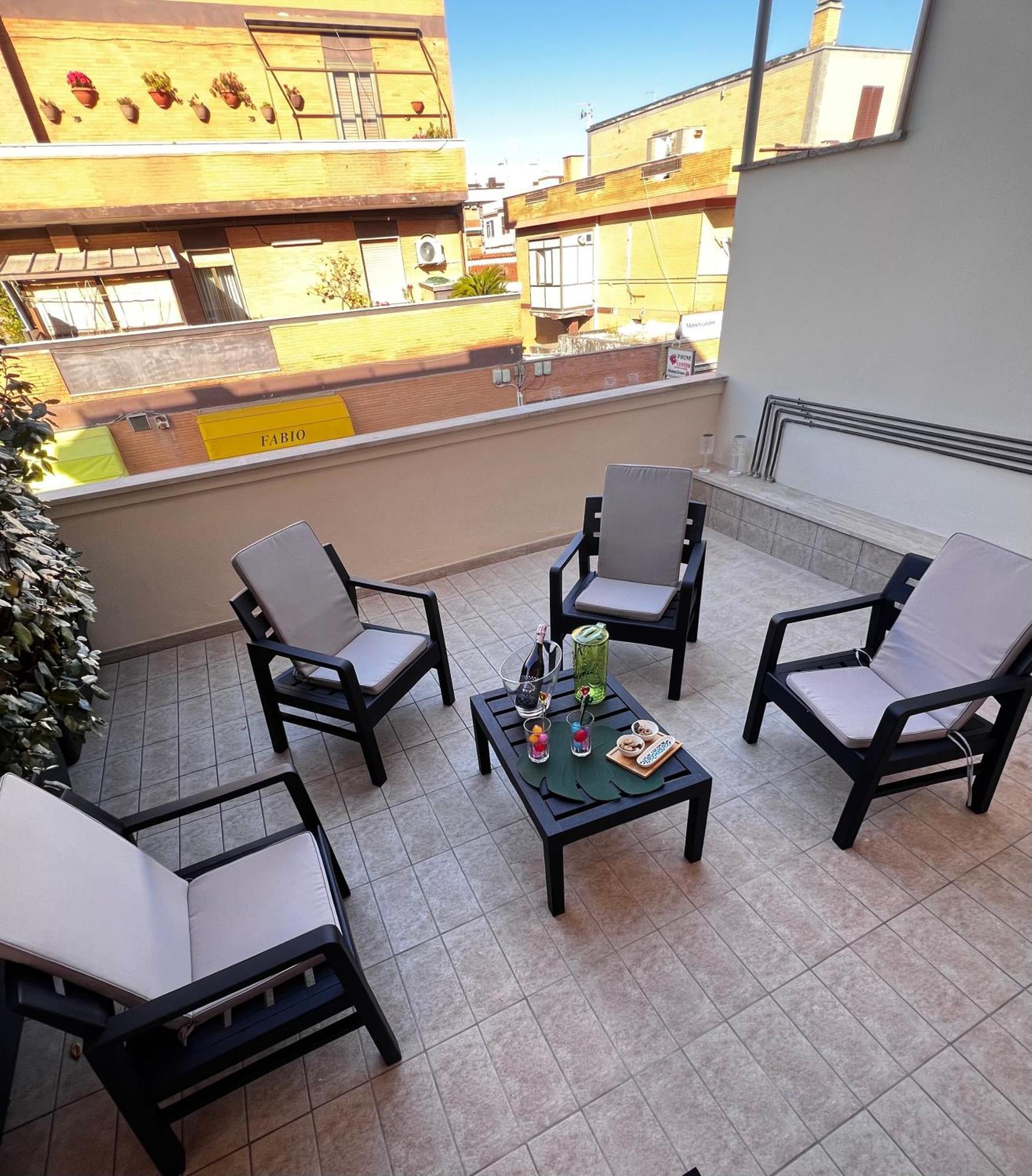 Roma Airport Sky Apartments Fiumicino Exteriör bild
